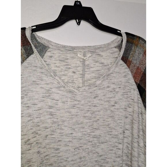 A Maurice's Plus Top Soft Boho Casual Slouchy Grungy Comfortable XXL - Picture 8 of 10